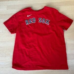 Nike Boston Redsox Red T Shirt For Men's Size XL